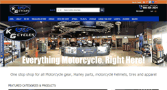 Desktop Screenshot of kandgcycles.com